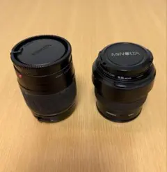 MINOLTA レンズ2本　AF 80-200mm, AF35-105mmのサムネイル