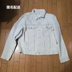 【匿名配送】STUDIO SEVEN GU　ライトブルーデニムジャケット