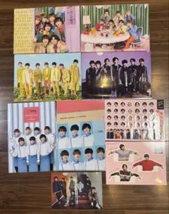 なにわ男子　クリアファイル　ステッカーシート　まとめ売り