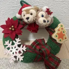 ダッフィーぬいぐるみ クリスマスリース - メルカリ