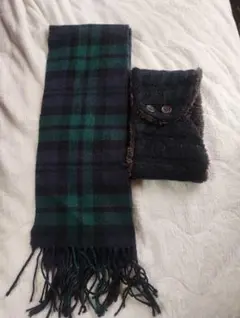《USED品　美品》レディースマフラー＆ネックウォーマー　セット