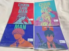 TSUTAYA限定　チェンソーマン　アニメ原画　描き下ろしクリアファイル　4枚