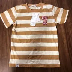 3can4on しまむらコラボボーダー Tシャツ 130cm