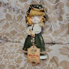 昭和レトロ SANKYO首振り回転人形 タグ付オルゴール人形 - メルカリ
