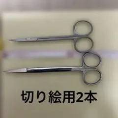 切り絵用　はさみ　2本セット