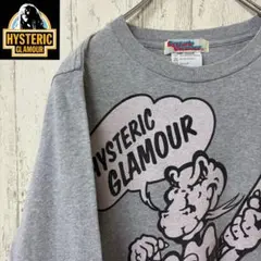 710【即完売品】ヒステリックグラマー♤ビッグロゴ　ヒスガール　長袖ロンT 希少 HYSTERIC GLAMOUR ヒステリックグラマー 23AW 02233CL02 VIXEN
