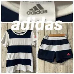 アディダス　キッズ140 上下　セットアップ　ジャージ