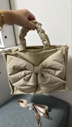 Repetto レペット Envolee bag ショルダーバッグ ベージュ - メルカリ