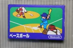 動作確認済】ベースボール ファミコンソフト 美品 箱・説明書付 FC