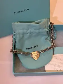 【美品】Tiffany ティファニー リターントゥハート ネックレス シルバー