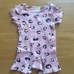 SHEIN ヒョウ柄 ロンパース