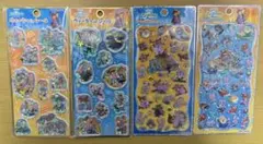 ウォーターインシール　プチドロップステッカー　ズートピア２　4パックセット