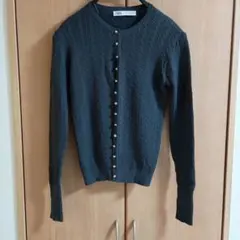 ZARA グレー カーディガン