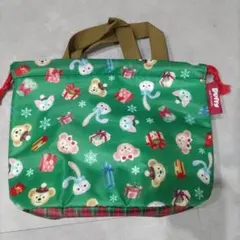 ディズニー ダッフィー フレンズ クリスマス　スーベニア　ランチバッグ