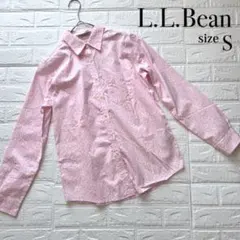 L.L.Bean エルエルビーン　総柄シャツ　ピンクのサムネイル