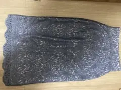 レースタイトスカート ブルー Sサイズのサムネイル
