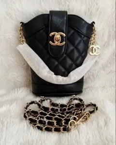 CHANEL ブラック バケットバッグ ノベルティ