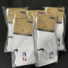 NIKE NBA 刺繍 ハイスポーツソックス 5足セット 白 L 新品未開封 NIKE NBA 刺繍 ハイスポーツソックス 5足セット 白 L 新品未開封