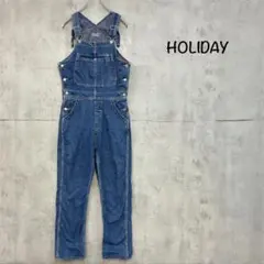 HOLIDAY DENIM スリム デニム オーバーオール ホリデイ ブルーのサムネイル