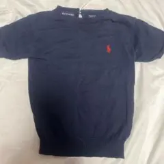 Ralph Lauren ネイビー 半袖セーター4T ラルフローレン