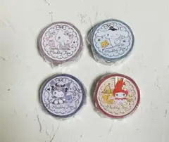 サンリオキャラクターズ✖️たけいみき♡マスキングテープ4個セット