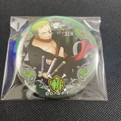 ロロノア・ゾロ ワンピース 輩　缶バッジ　WORLD 麦わらストア限定