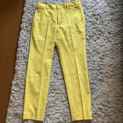 UNITED ARROWS スラックス イエロー ライトグリーン