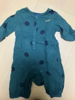 TINY COTTONS 水玉ロンパース 9M