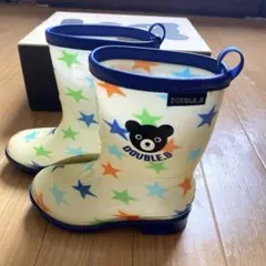 DOUBLE.B レインブーツ 14cm 星柄（美品）のサムネイル