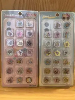 おはじきシール　サンリオ　日焼けキティ　サンリオキャラクターズ　キラコロ