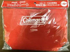 コカコーラ　コールマン　フェルトトート　非売品