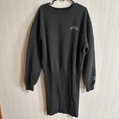 RVCA 黒 スウェット ワンピースのサムネイル