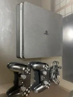 PlayStation 4 Slim 本体 + コントローラー2個