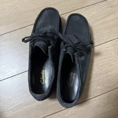 Clarks Wallabees ブラック モカシン
