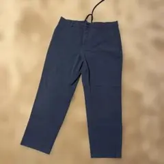 ネイビー イージーパンツ ウエスト調整可能