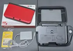 【美品】ニンテンドー3DS LL レッドブラック本体【付属品あり】