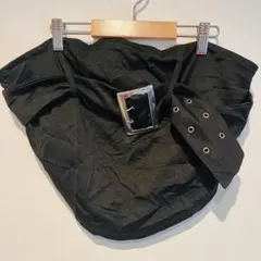 1点もの✨️SHEIN ブラック ベルト【1XL】バックルベルト シンプル ラフ