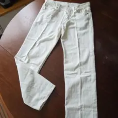 URBAN RESEARCH DOORS ホワイトデニムパンツのサムネイル