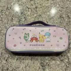 ポケモン 筆箱 ペンケース　紫　パープル