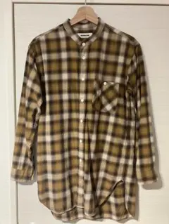 monkey time チェック長袖ロングシャツ