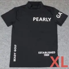 パーリーゲイツ メンズ 半袖モックネックシャツ XL