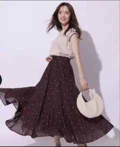 ⭐️一回短時間⭐️アプワイザーリッシェ　ドットスカート