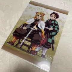 鬼滅の刃 竈門炭治郎 煉獄杏寿郎 クリアファイル