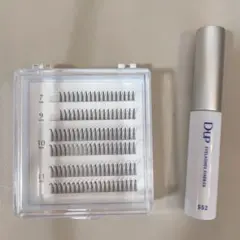 D-UP 부분 인조 속눈썹 글루 세트