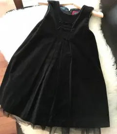 【再値下げ新品・未使用】ベルベットワンピース ４T  100㎝
