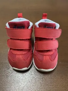 ASICS ベビーシューズ 13.5cm レッド