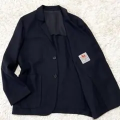 美品 近年 英国生地✨マーガレットハウエル×FOXブラザーズ テーラード 黒 Mのサムネイル
