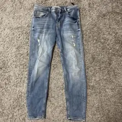 ZARA デニムパンツ ダメージ加工 メンズ EUR38