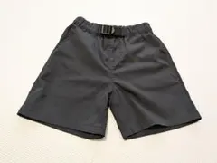 黒 ハーフパンツ 110 ウエストベルト付き　速乾