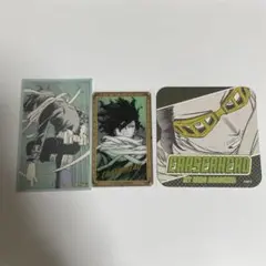 ヒロアカ 原画展 コースター ステッカー 箔押しクリアカード 相澤消太